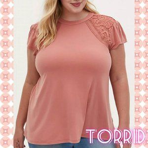 Coral/Peach Torrid Blouse